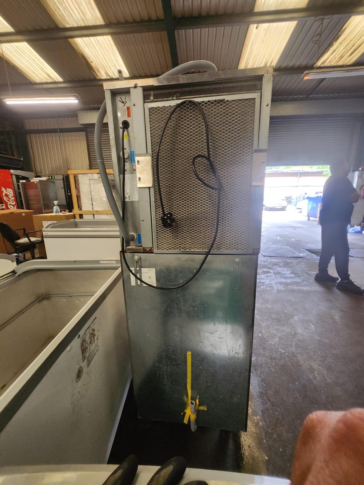 Scotsman NW507AS — interior of storage bin