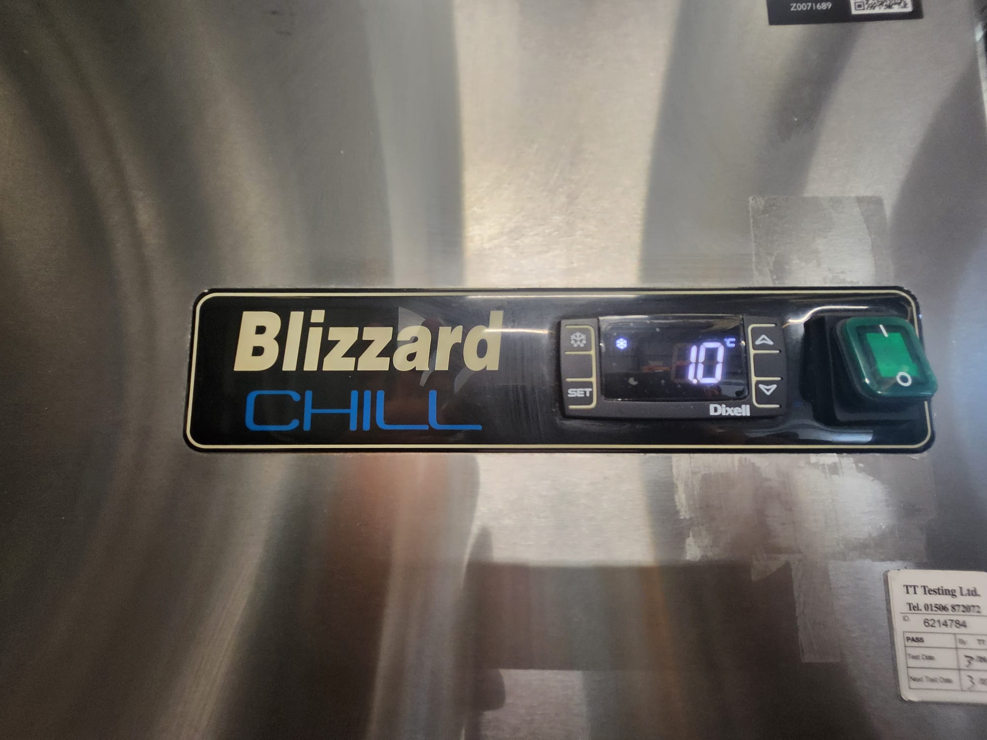 Blizzard BH1SS — Commercial Upright Chiller Cabinet 450L (2018)
