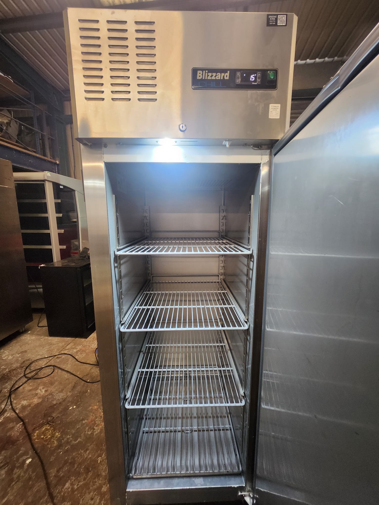 Blizzard BH1SS — Commercial Upright Chiller Cabinet 450L (2018)