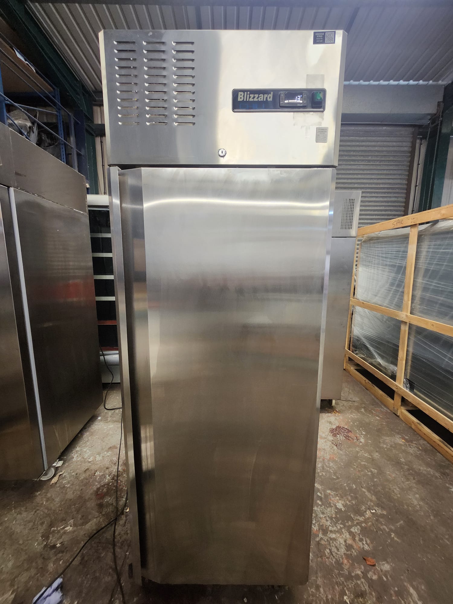 Blizzard BH1SS — Commercial Upright Chiller Cabinet 450L (2018)