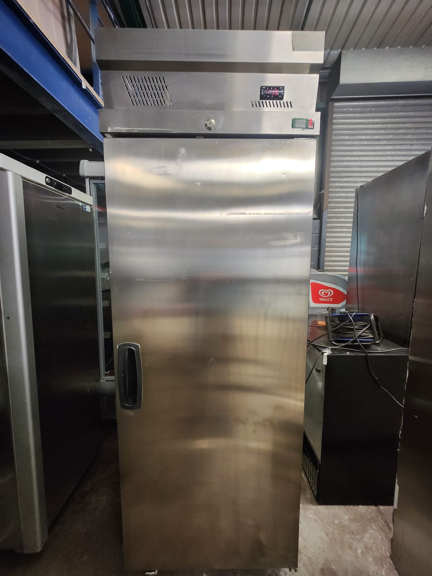 Inomak CB170/PTL — Commercial Upright Freezer Stainless Steel